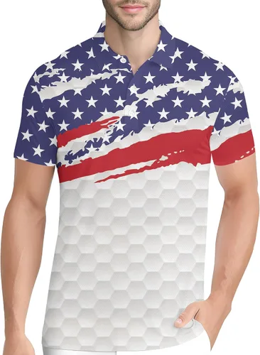 Vista 31 de PAGYMO Camisetas de golf divertidas para hombre, diseño de impresión loca Aop-polo-06361