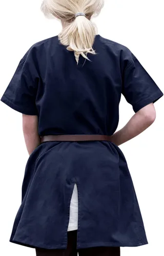 Vista 2 de Bbalizko Camisas de disfraz medieval renacentista para niños, pirata, caballero vikingo, guerrero vikingo, Halloween, túnica LARP