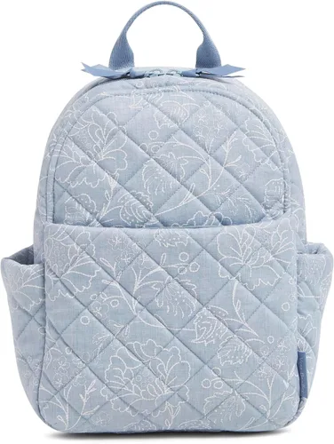 Vista 13 de Vera Bradley - Mochila pequeña de algodón para mujer Negro