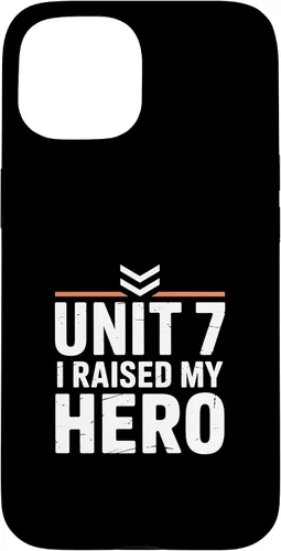 Vista 6 de Unit 7 I Raised My Hero Military Parent Pride Case for iPhone 17