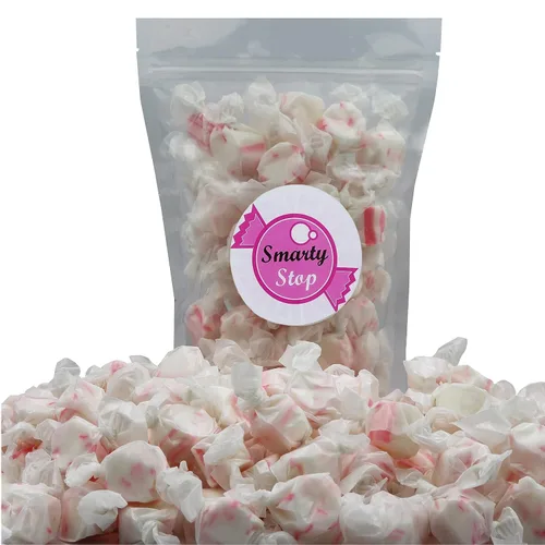 Vista 2 de Dulces gourmet suaves y masticables de agua salada, envueltos individualmente, bolsas a granel (menta, 1 libra (paquete de 1))
