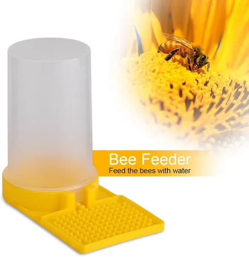 Vista 4 de Alimentador de abeja Entrada de miel Colmena Beber Bowl Apicultura Alimentador de agua Equipo de mantenimiento de abejas Herramienta de apicultor