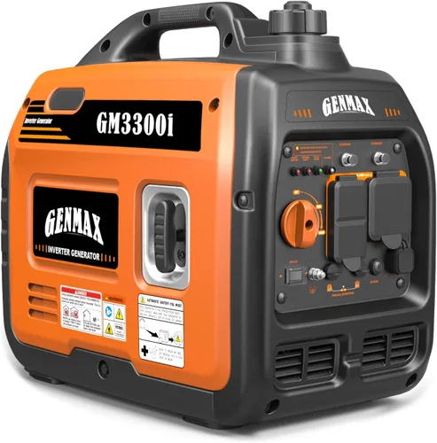 Vista 13 de GENMAX Generador portátil, motor de gas ultra silencioso de 1200 W, cumple con la EPA, función de modo ecológico, ultraligero para uso doméstico