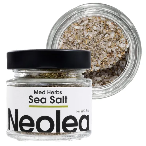 Vista 11 de Neolea Sal cítrica de Grecia – Copos de sal marina escamosa para hornear, cocinar, terminar y cubrir verduras, carne, pasta, flor de sal Pares
