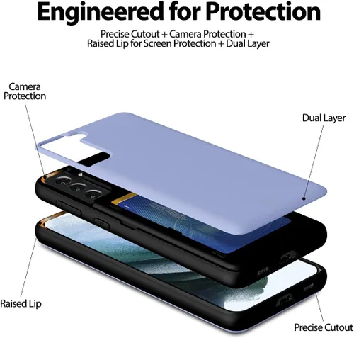Vista 5 de GOOSPERY Funda tipo cartera para Samsung Galaxy S21 Plus, tarjetero, parachoques magnético de puerta con cierre automático, funda protectora delgada