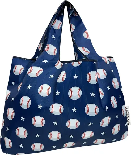 Vista 37 de allydrew Bolsas de comestibles reutilizables de nailon plegables grandes