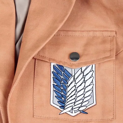 Vista 4 de Angelaicos Chaquetas caqui unisex de manga larga