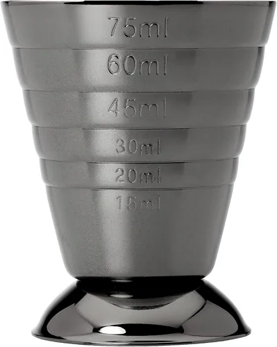 Vista 3 de Barfly Taza medidora de barra, 2.5 onzas., Gun Metal Black