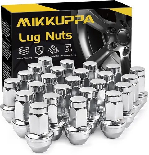 Vista 15 de MIKKUPPA 20 tuercas de llanta OEM 9/16-18, repuesto para Dodge Dakota 2006-2010, Durango 2004-2009, ruedas Ram 1500 Factory 2002-2010, asiento negro