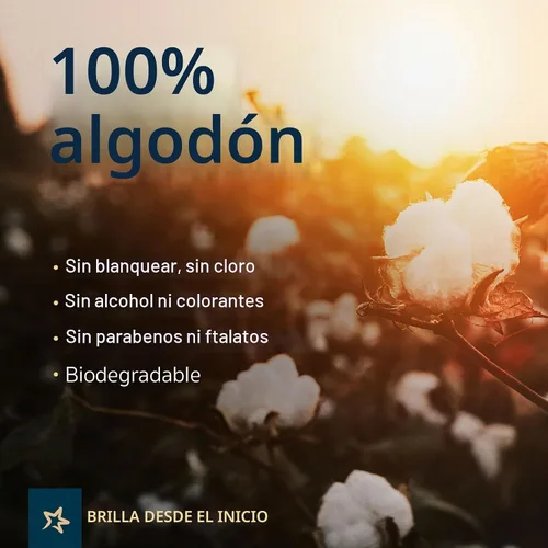 Vista 9 de Tiny Twinkle Toallitas secas 100% algodón para bebé, 576 unidades, uso húmedo o seco, sin olor (fragancia), hipoalergénicas y sin cloro, ultra