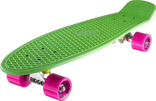 Vista 22 de Ridge Outdoors Ridge Skateboards Big Brother Large Retro Cruiser Black-Clear Green