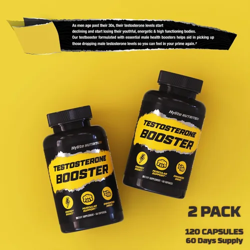 Vista 4 de Potenciador de testosterona para hombres – Suplemento masculino para el crecimiento muscular, la resistencia, la fuerza, la energía y la resistencia