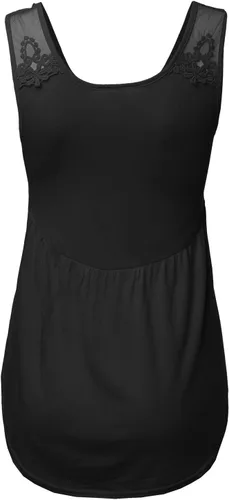 Vista 2 de Women's Soft Stretch Lace Contrast Tank Top