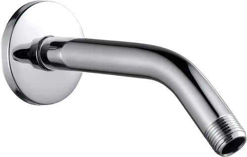 Vista 9 de Cobbe Brazo de ducha con brida y cinta de teflón, brazo de ducha de 6 pulgadas montado en la pared, extensión de acero inoxidable 304 para cabezal