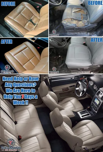 Vista 8 de Richmond Auto Upholstery - Reemplazo inferior del lado del conductor y respaldo inclinado compatible con Chrysler 300C Touring Limited HEMI V8