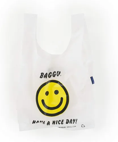 Vista 11 de BAGGU Standard Reusable Shopping Bag, Ripstop Nylon Grocery Tote or Lunch Bag Piel de serpiente rosa