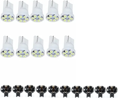 Vista 6 de Bombilla LED T10 194 168, 2825 T10 W5W 6SMD, luz verde automotriz, para panel de instrumentos, panel de instrumentos, cúpula para tablero