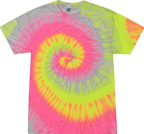 Vista 55 de Colortone Camisetas Tie Dye para Hombre y Mujer - Camisetas de manga corta unisex Tie-Dye para adultos Acadia
