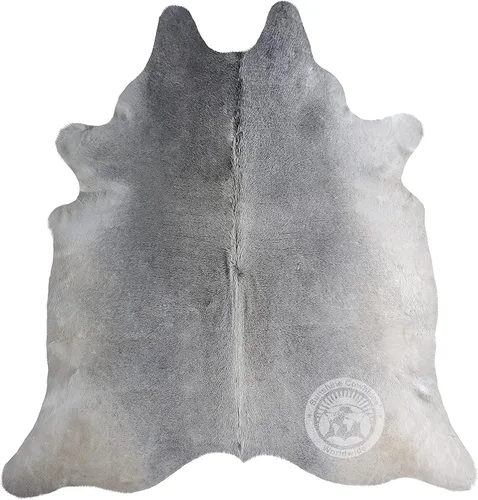 Vista 9 de Sunshine Cowhides Alfombra 100% de piel de vaca beige Palomino, alfombra de estilo moderno de piel de animal y alfombra para el suelo, alfombra