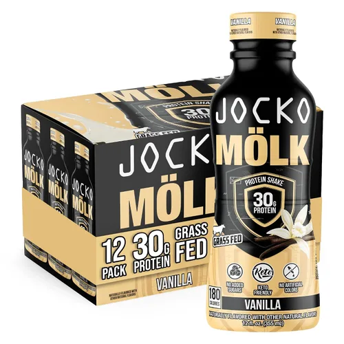 Vista 2 de Jocko Fuel Paquete de batido de proteínas - Vainilla y chocolate (24 unidades)