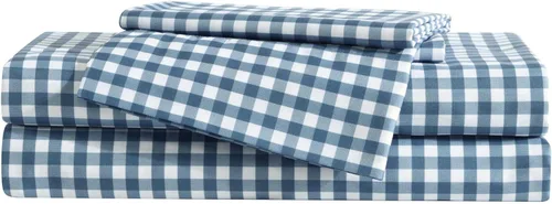 Vista 13 de Eddie Bauer Kids - Juego de sábanas Queen con sábana bajera elástica y fundas de almohada Soft Fabric, Fully Elastic Fitted Sheet, Deep Pocket