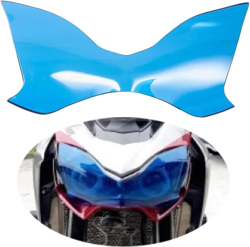 Vista 6 de Cubierta protectora para faros delanteros de motocicleta, accesorios de carenado para Z900 2017-2019 (azul)