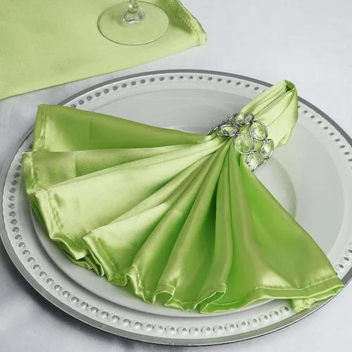 Vista 22 de Efavormart - Servilletas de lino de satén de terracota de 20 x 20 pulgadas para decoración de bodas, cumpleaños, restaurantes, fiestas, 25