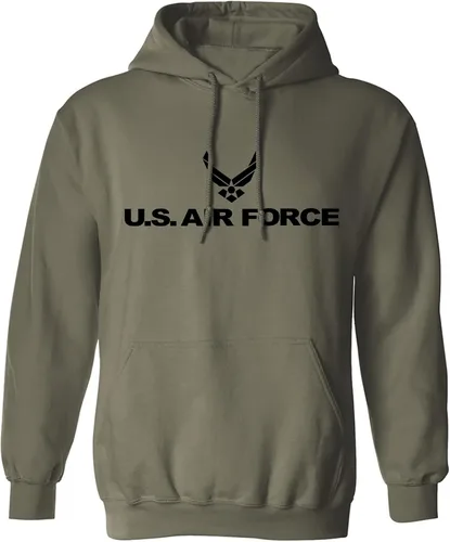 Vista 4 de zerogravitee Sudadera con capucha Air Force en gris deportivo