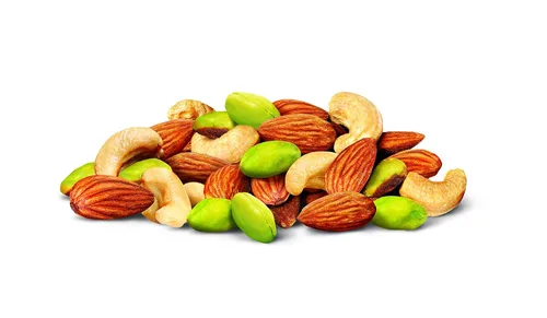 Vista 4 de Setton Farms Bolsa de mezcla de nueces de pistacho con almendras, pistachos y anacardos, bolsa resellable de 8 onzas