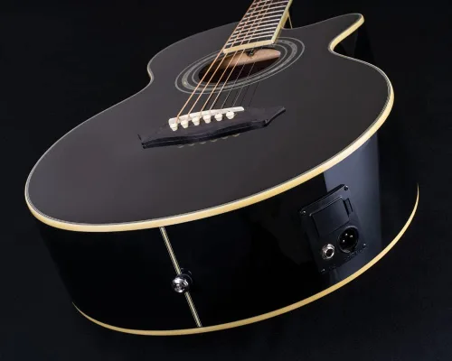 Vista 5 de Washburn EA10B-A Serie Festive Petite Jumbo Cutaway Guitarra Eléctrica Acústica