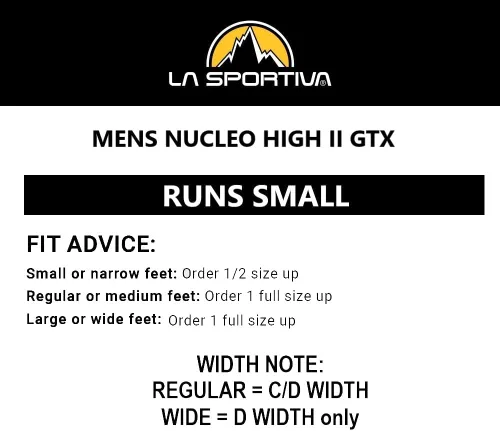 Vista 15 de La Sportiva Botas de senderismo impermeables Nucleo High II GTX para hombre
