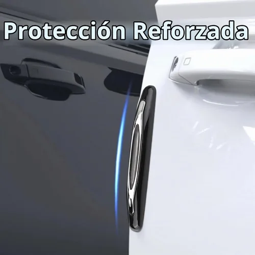 Vista 6 de Acouto Protector de borde de puerta de automóvil, 4 unidades, PVC, protector de borde de puerta de automóvil, tiras protectoras de puerta