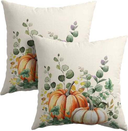 Vista 23 de Fundas de almohada de brújula de ancla, fundas de almohada náuticas para exteriores, fundas de cojín decorativas de rayas azules y blancas, fundas