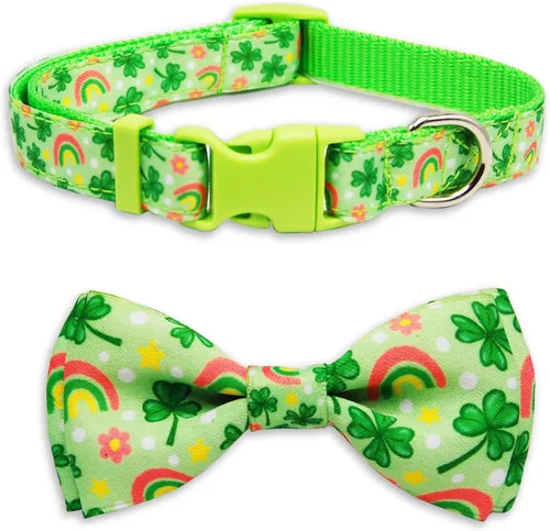 Vista 13 de Collar de perro de Halloween con lazo de girasol, calabaza festiva y collar espeluznante para mascotas pequeñas, medianas y grandes cachorros