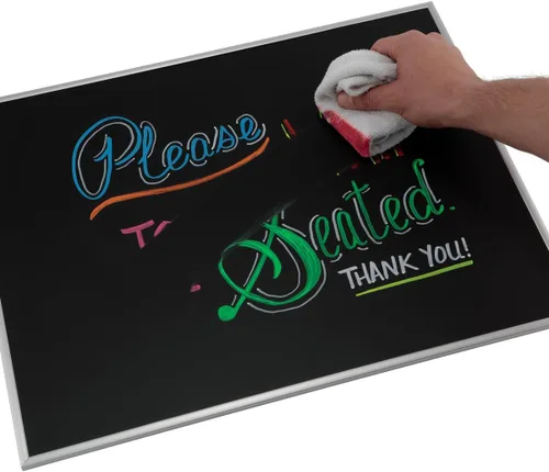 Vista 5 de Wipe-Kleen - Marcadores de tiza líquida, no tóxicos, borrables en seco, para menús de cafetería, pizarra, pizarra blanca y vidrio, puntas