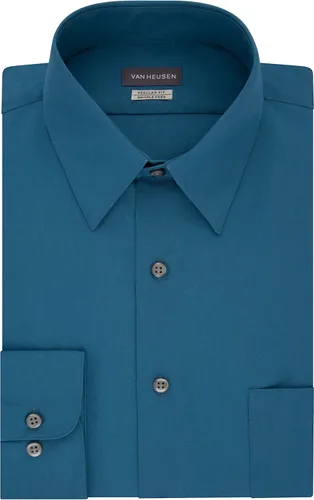 Vista 3 de Van Heusen - Camisa de vestir para hombre, corte regular Oxford lisa