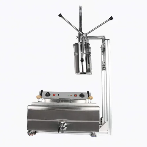 Vista 3 de ALDKitchen Máquina para hacer churros Fabricante español de donas Control manual (Churro Maker con freidora)