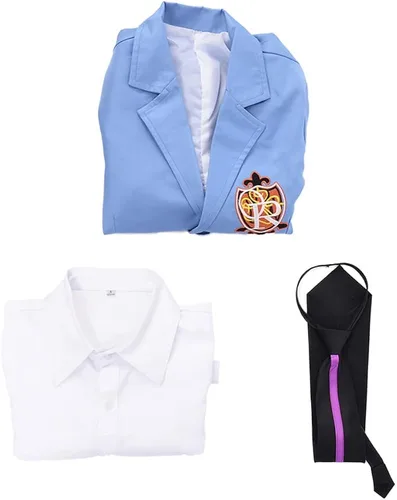 Vista 5 de miccostumes Ouran High School - Disfraz de club de anfitrión para mujer uniforme escolar