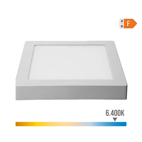 Vista 3 de Lámpara de Techo EDM 31597 Aluminio Plástico 20 W 22,5 x 22,5 x 4 cm (6400 K)