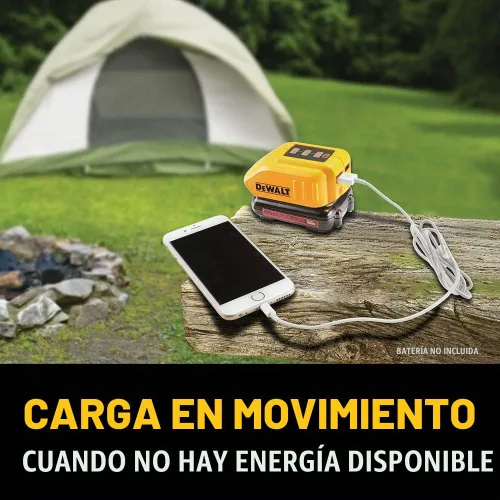 Vista 8 de Fuente de alimentación USB DEWALT DCB090 12 V/20 V Máx.