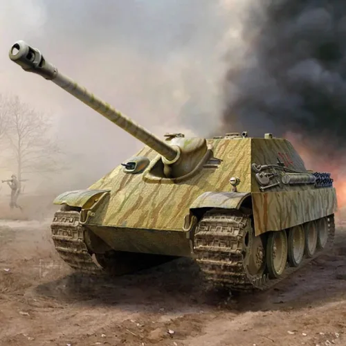 Vista 9 de Academy 13539 1/35 Destructor de tanques pesados alemán Jagdpanter G1 Modelo de plástico
