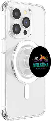 Vista 3 de Ajo Arizona USA Southwest Desert Gecko Vacation Souvenir PopSockets MagSafe PopGrip for iPhone