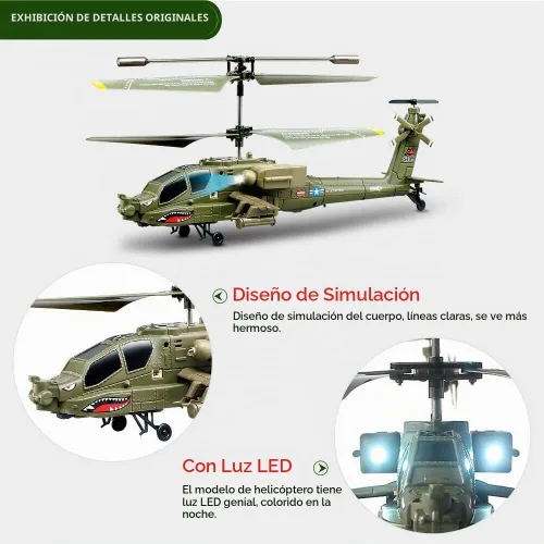 Vista 6 de Syma Helicóptero RC S109G de 3.5 canales con giroscopio vendido por TM USA