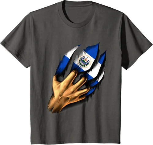 Vista 18 de Camiseta Salvadoreña Bandera de El Salvador