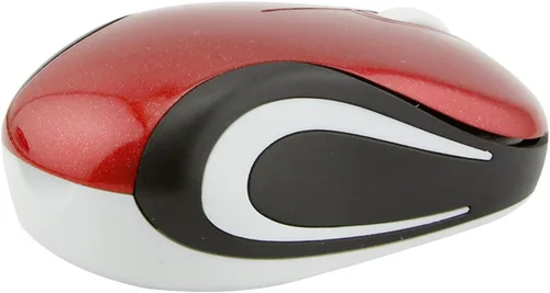 Vista 8 de YOCUNKER Mini mouse inalámbrico ultra portátil, 1000DPI Inalámbrico, 2.4 GHz con receptor USB, seguimiento óptico, 3 botones, PCportátil (rojo)