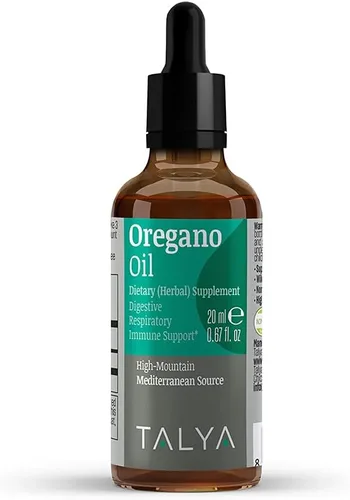 Vista 8 de TALYA Aceite de orégano 0.34 onzas líquidas Aceite de orégano líquido Apoyo inmunológico, alto contenido de carvacrol, salud digestiva Sin OMG