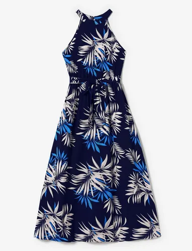 Vista 2 de PATPAT Trajes hawaianos familiares a juego para mamá y yo, para vacaciones en la playa, estampado tropical, vestidos de verano y camisas