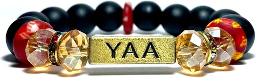 Vista 21 de Pulseras africanas tradicionales con nombre nacido en el día para mujeres de Ghana, materiales naturales, ajuste cómodo y holgado