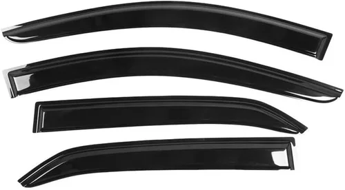 Vista 3 de Window Visor 8 Pieces Rain Sun Guard Vent Set Acrylic Left Right for Chevy for Equinox 2018-2022