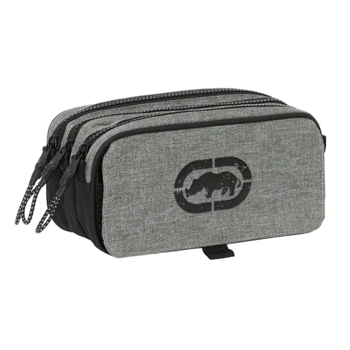 Vista 2 de Portatodo Triple Eckō Unltd. Rhino Negro Gris 21,5 x 10 x 8 cm